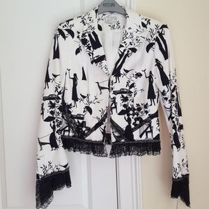 NWT Alberto Makali lace-trimmed jacket
